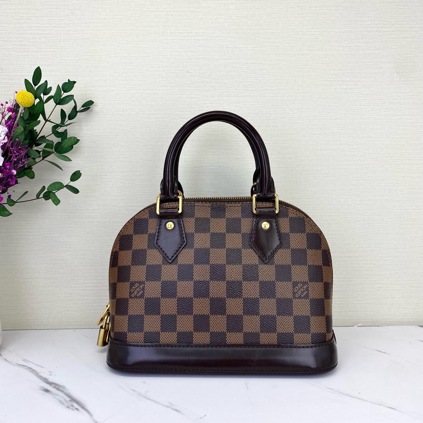 Louis Vuitton - Alma BB - Leather - Brown - (mini)