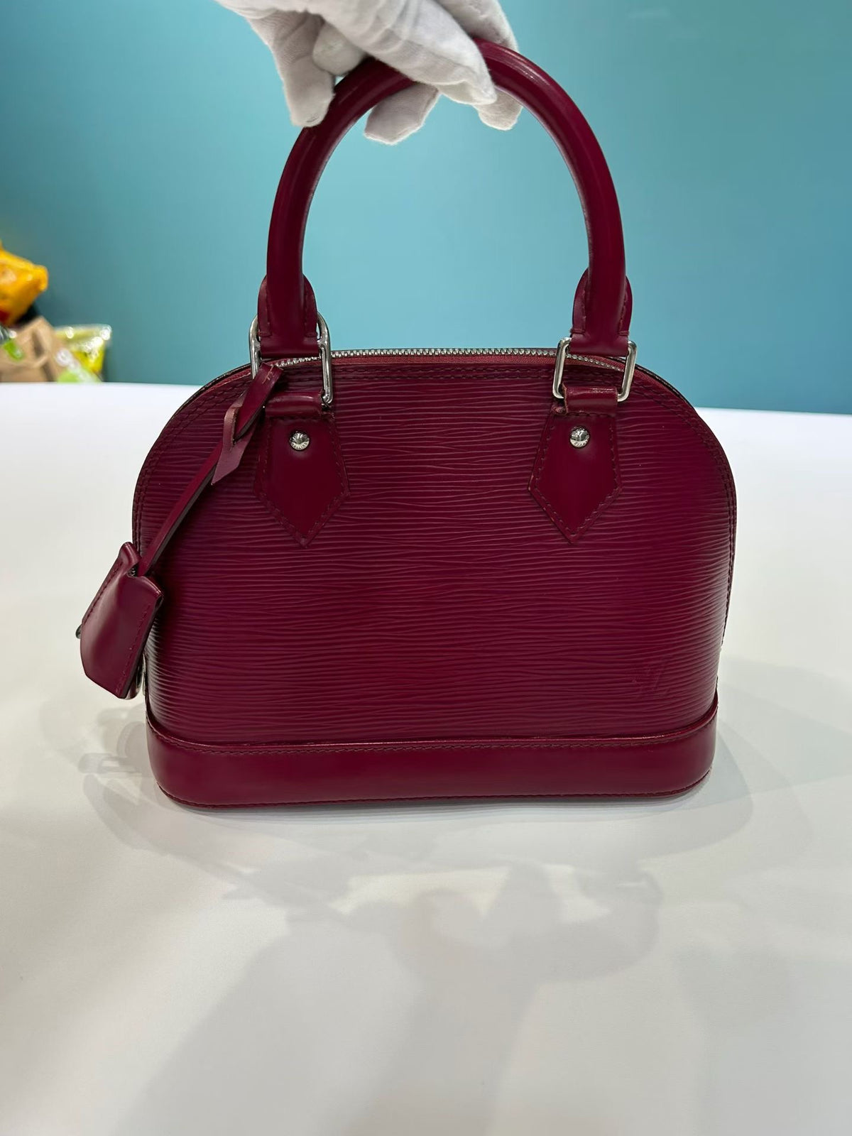 Louis Vuitton - Alma BB - Leather - Burgundy - (mini)