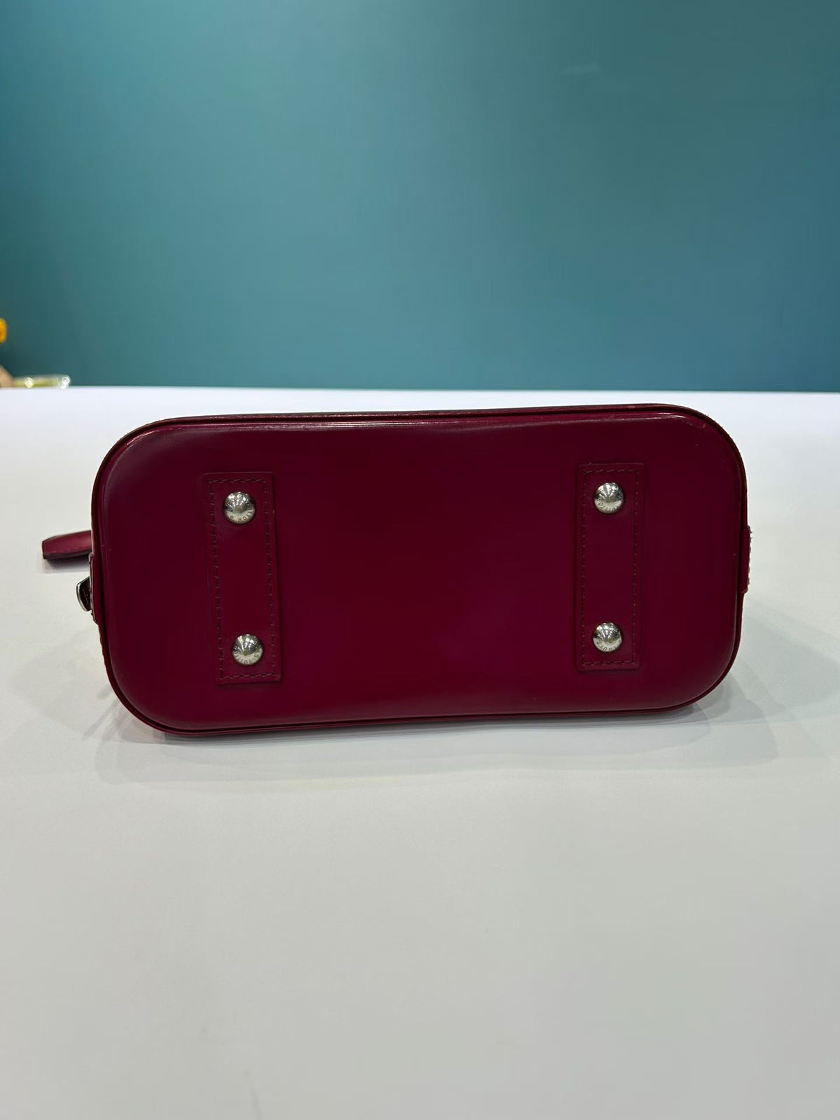 Louis Vuitton - Alma BB - Leather - Burgundy - (mini)