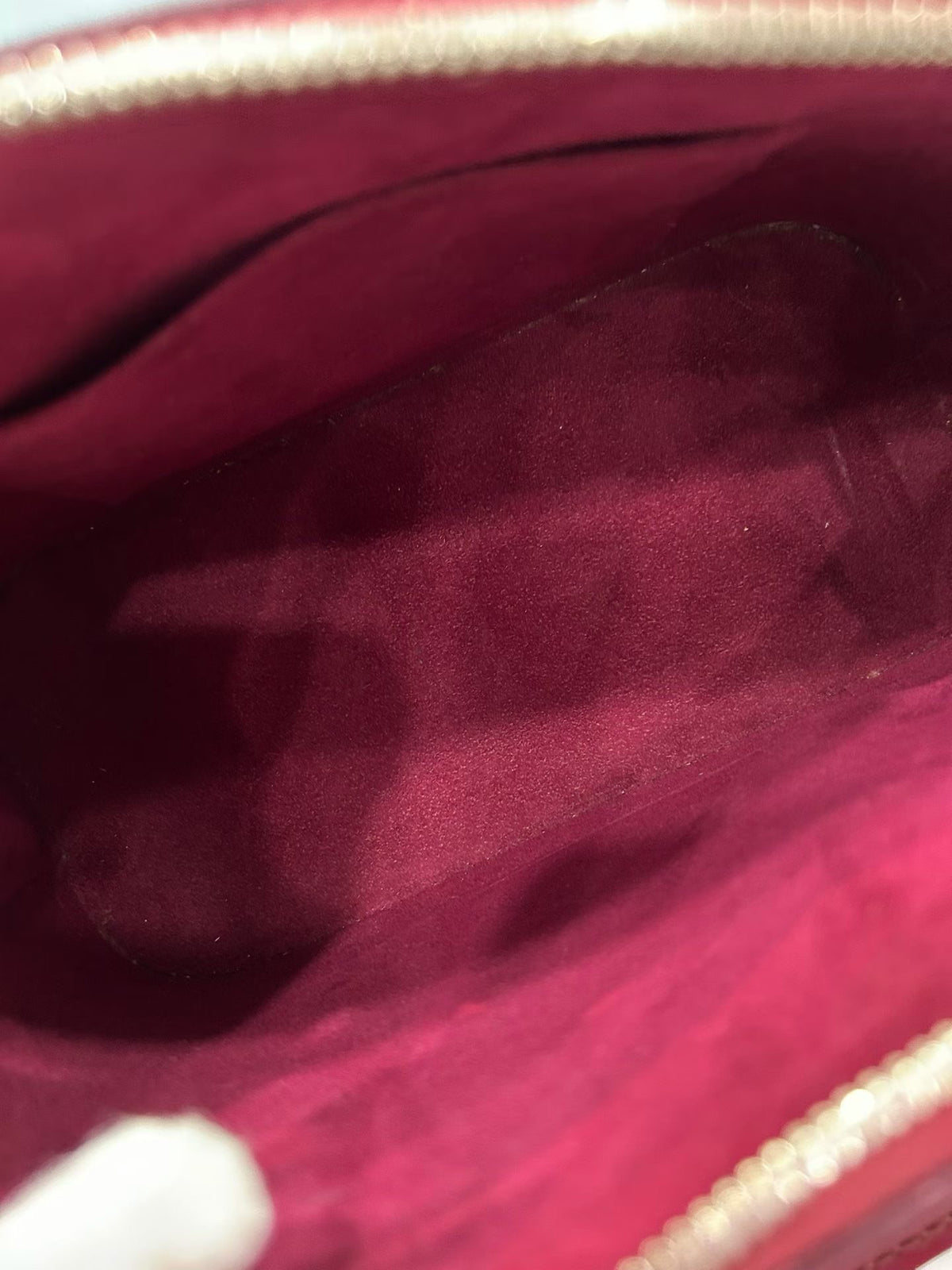 Louis Vuitton - Alma BB - Leather - Burgundy - (mini)