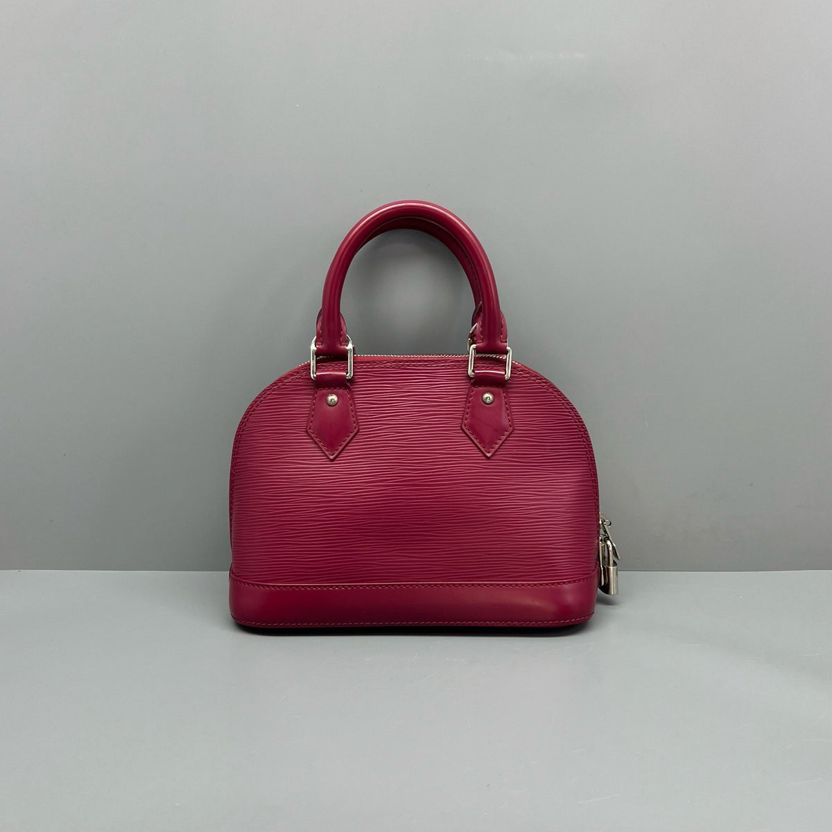 Louis Vuitton - Alma BB - Leather - Burgundy - (small)