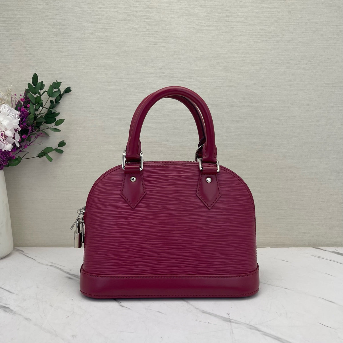 Louis Vuitton - Alma BB - Leather - Pink - (small)