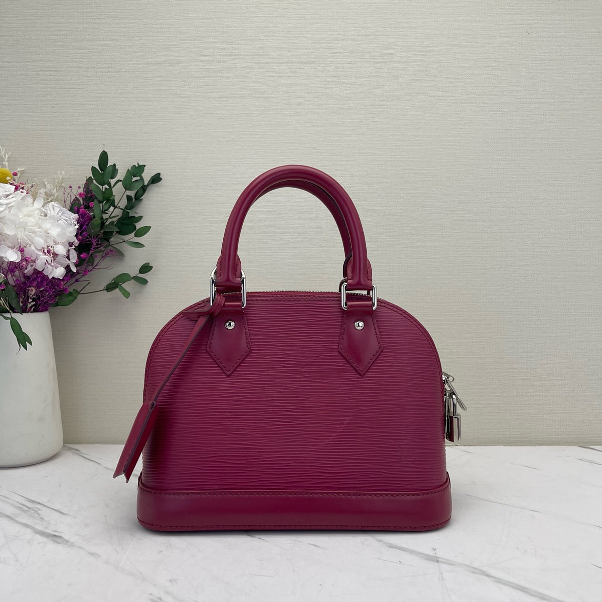 Louis Vuitton - Alma BB - Leather - Pink - (small)