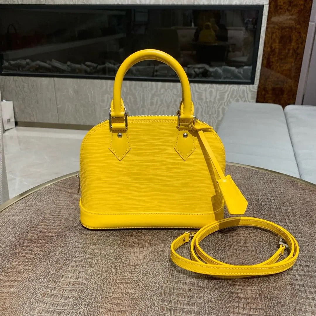 Louis Vuitton - Alma BB - Leather - Yellow - (mini)