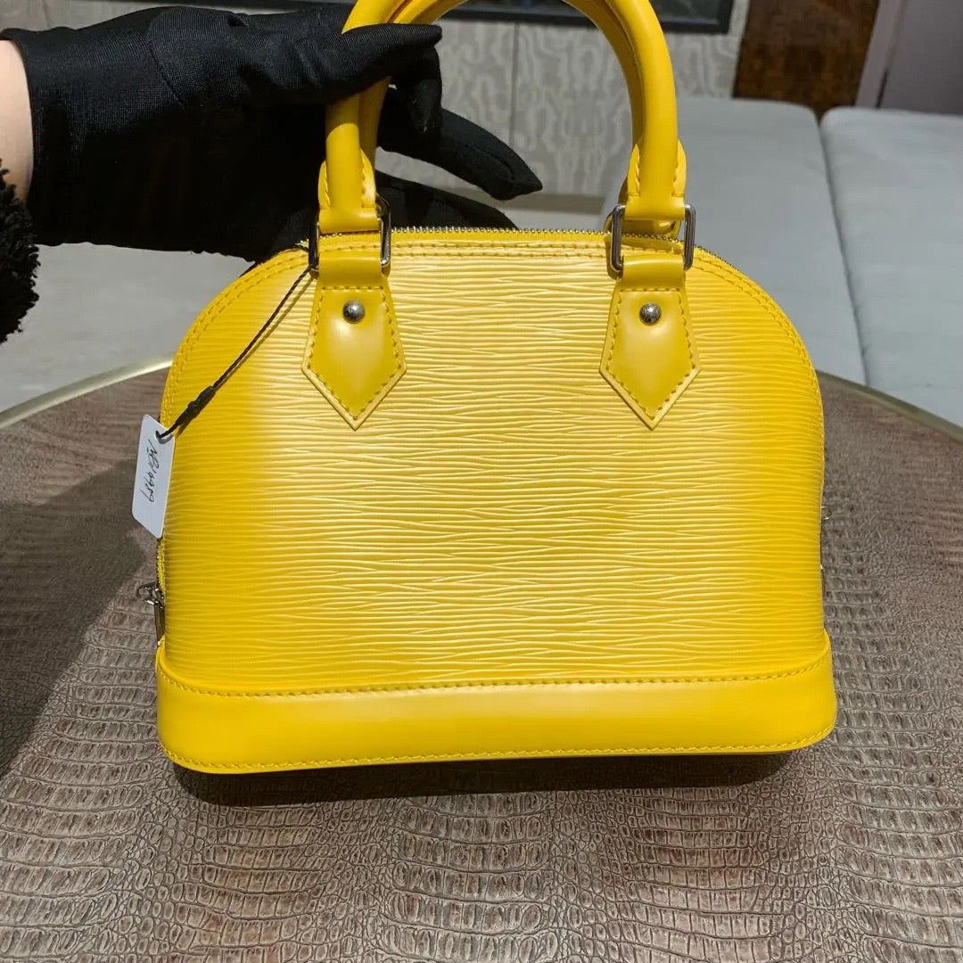 Louis Vuitton - Alma BB - Leather - Yellow - (mini)
