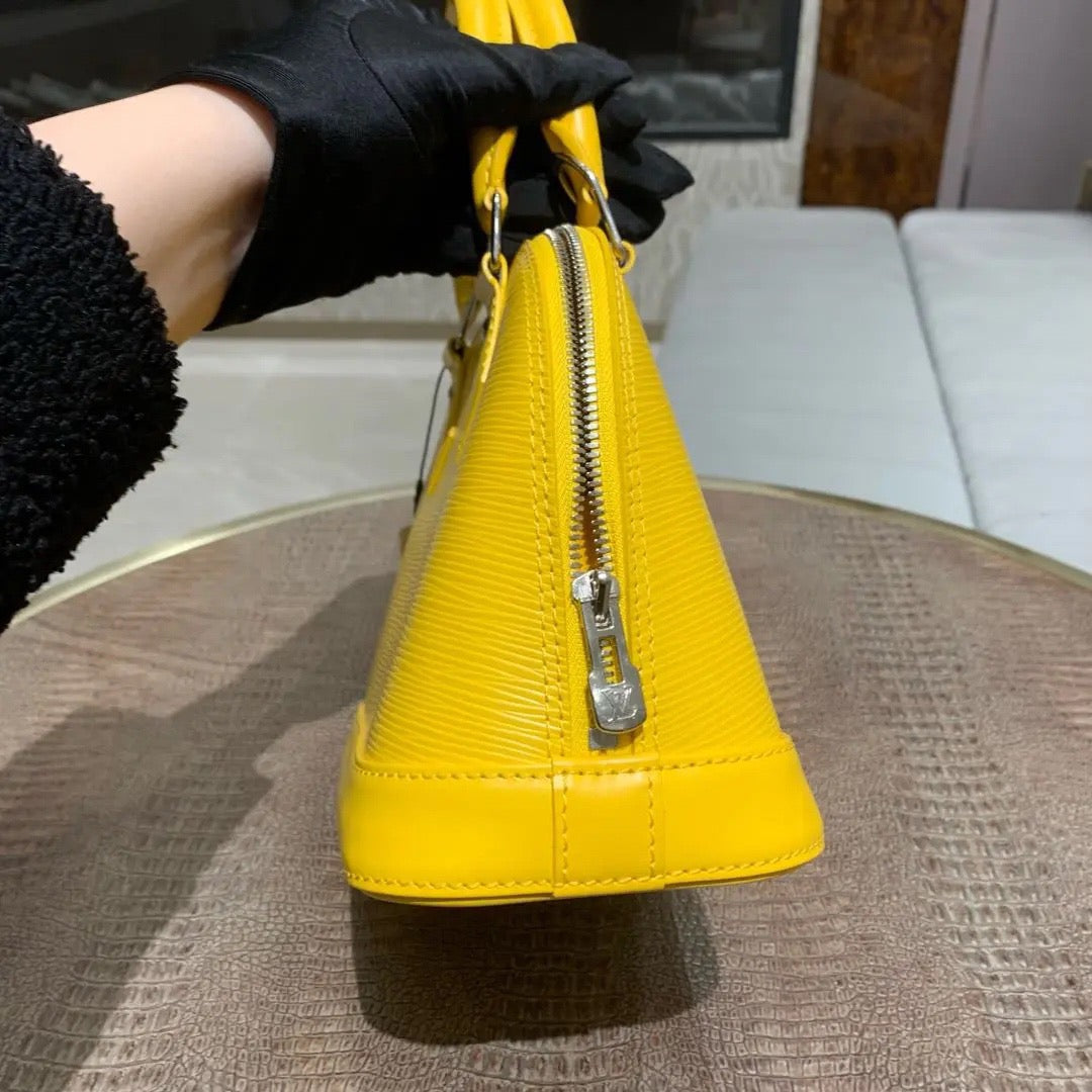 Louis Vuitton - Alma BB - Leather - Yellow - (mini)