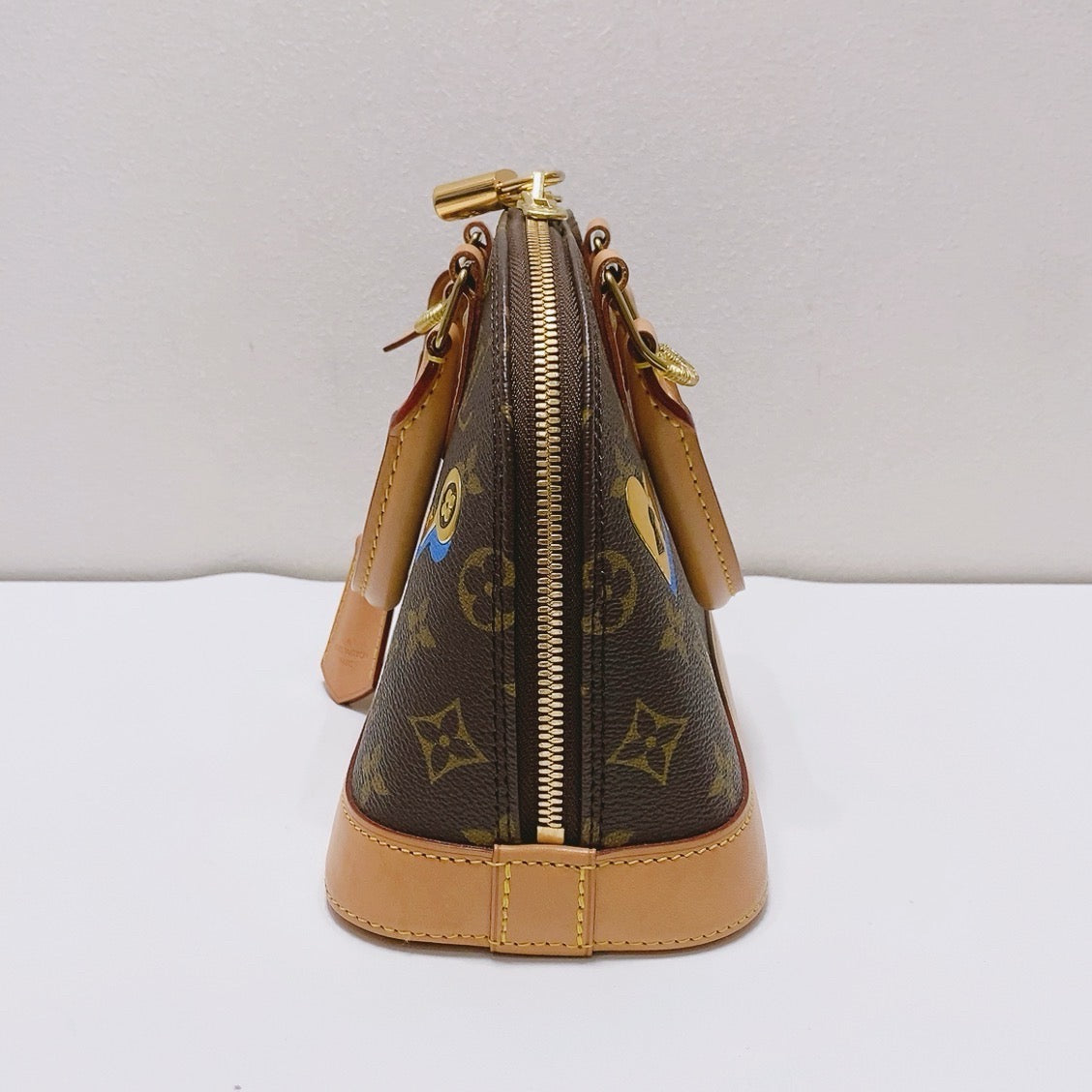 Louis Vuitton - Alma BB Love Lock - Leather - Brown - (mini)