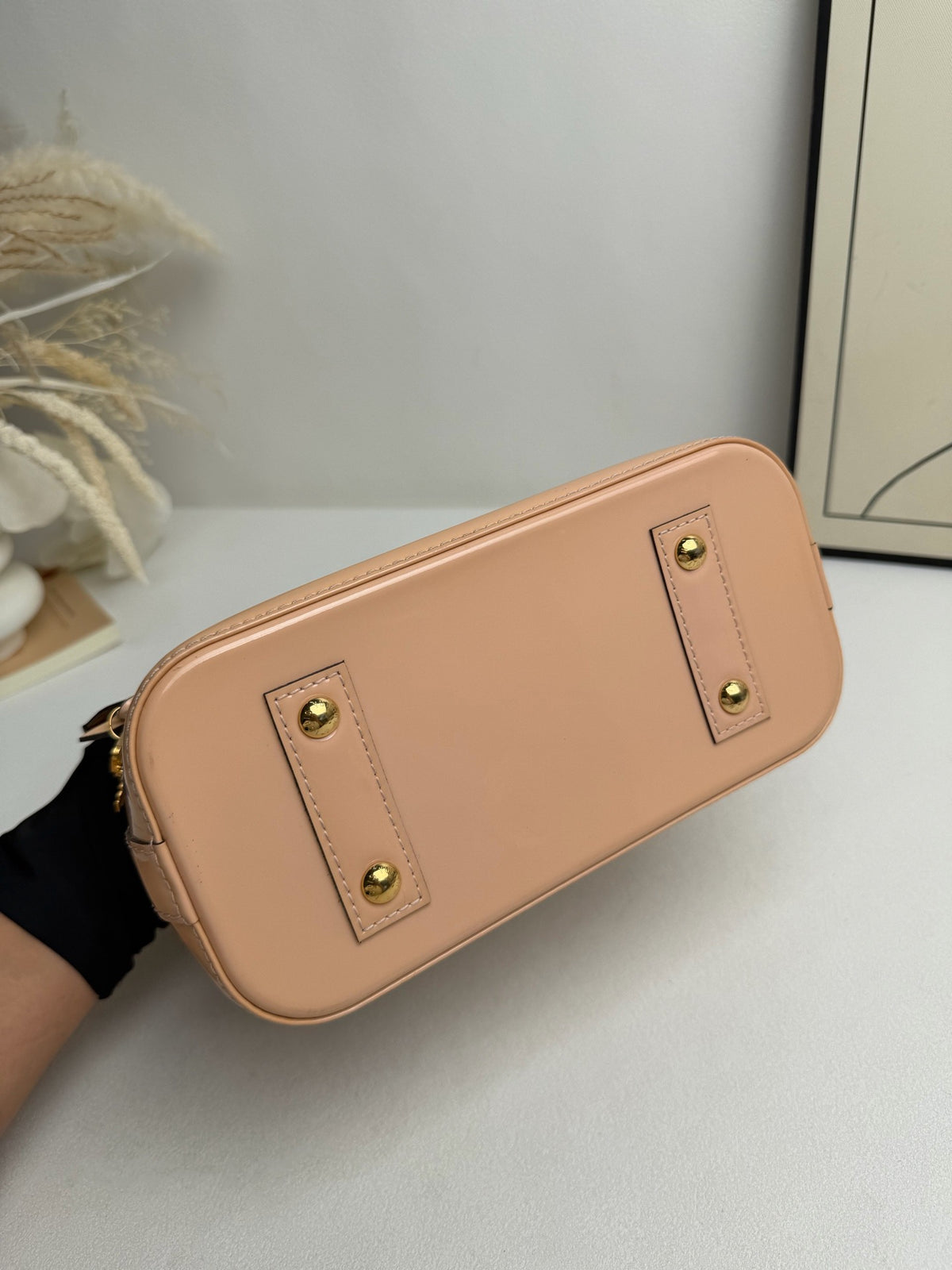 Louis Vuitton - Alma BB - Patent leather - Beige - (mini)