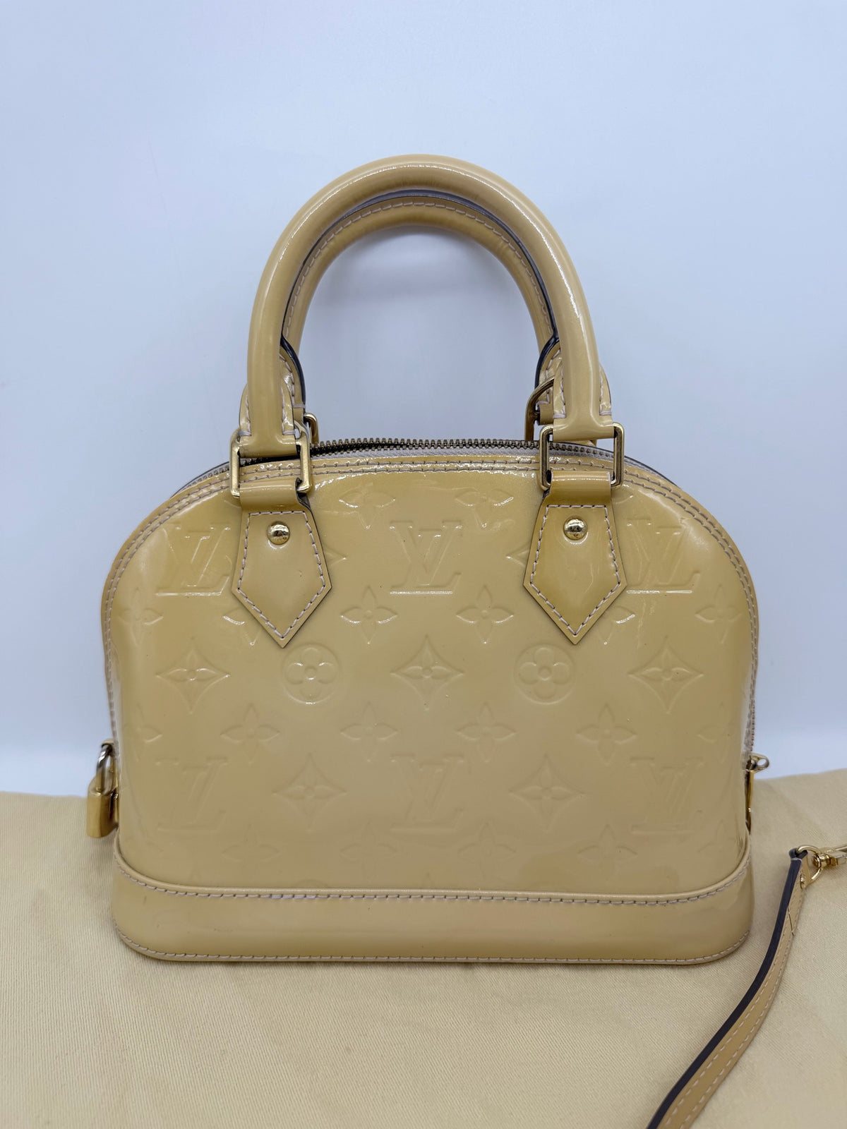 Louis Vuitton - Alma BB - Patent leather - Beige - (Small)