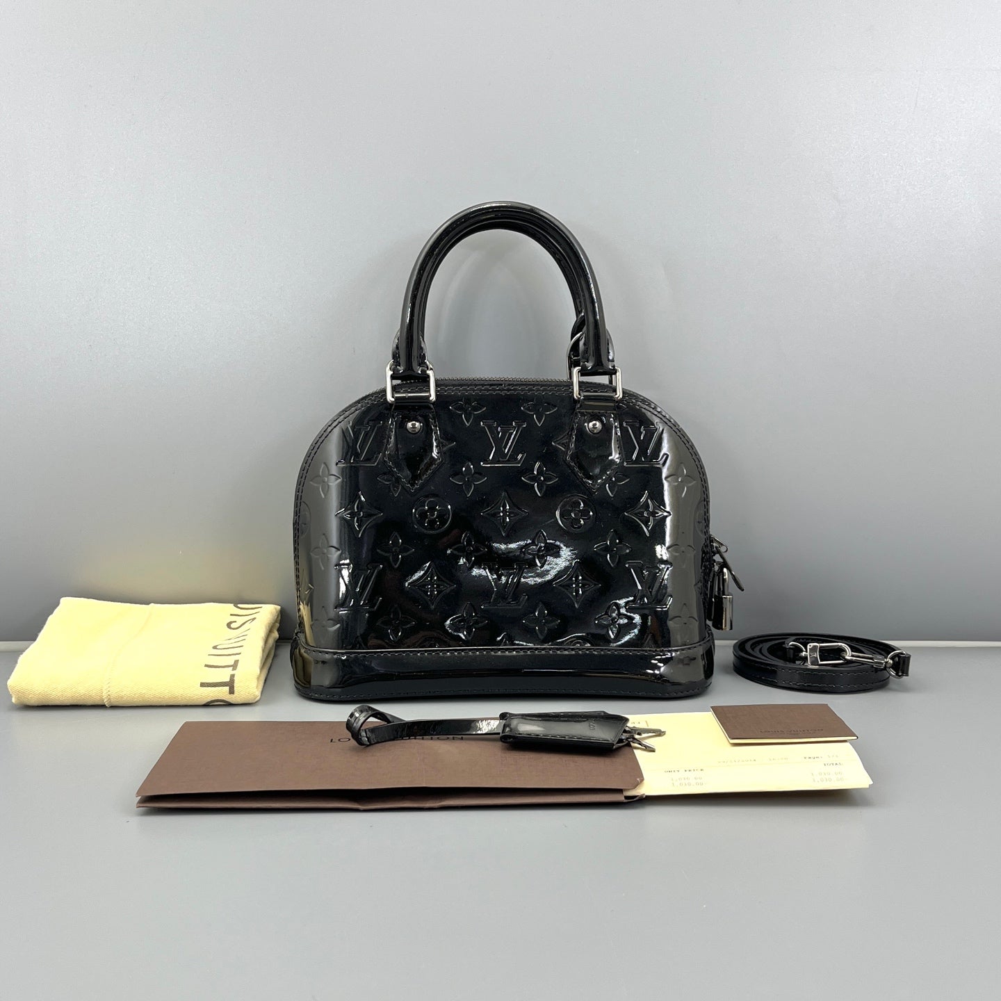 Louis Vuitton - Alma BB - Patent leather - Black - (mini)
