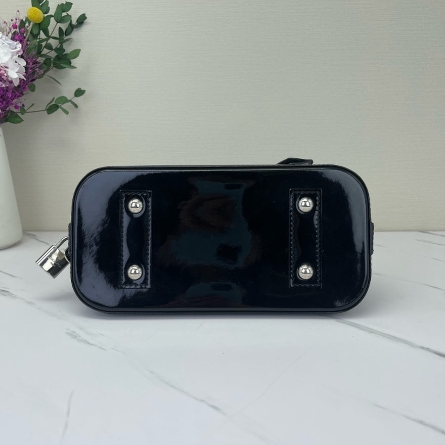 Louis Vuitton - Alma BB - Patent leather - Black - (mini)