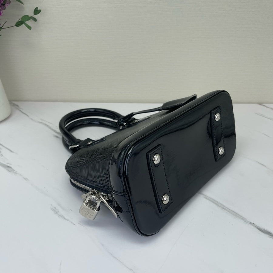Louis Vuitton - Alma BB - Patent leather - Black - (mini)
