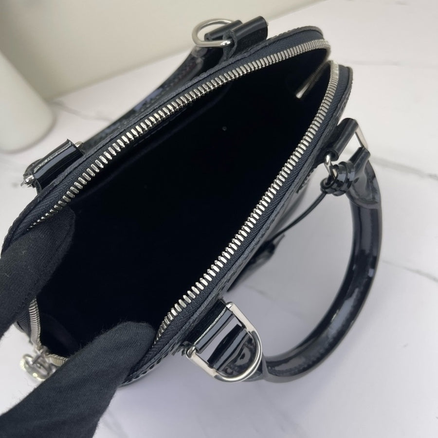 Louis Vuitton - Alma BB - Patent leather - Black - (mini)