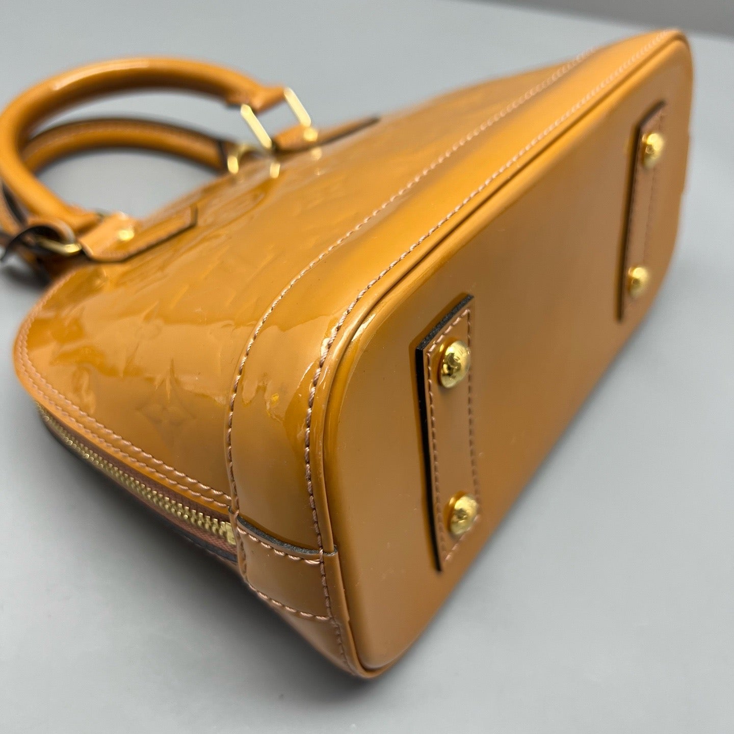 Louis Vuitton - Alma BB - Patent leather - Brown - (mini)