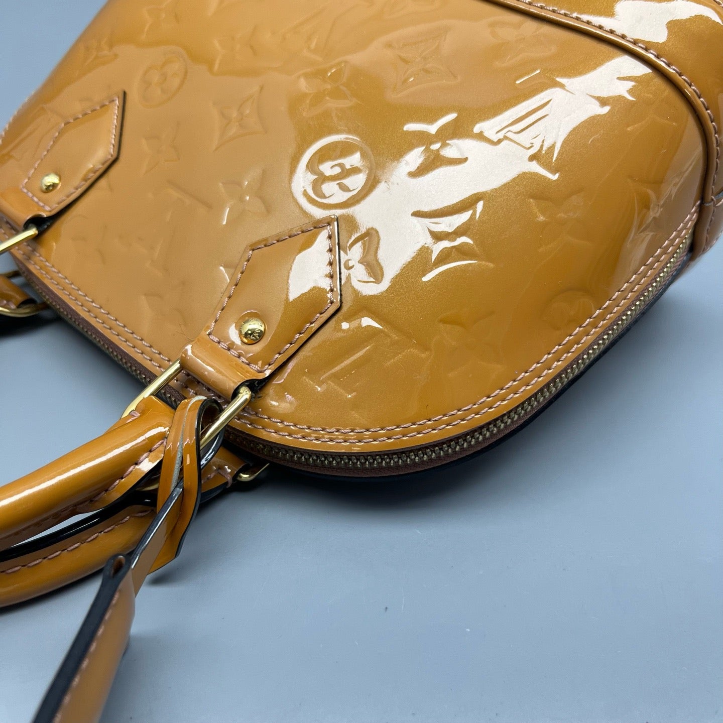 Louis Vuitton - Alma BB - Patent leather - Brown - (mini)
