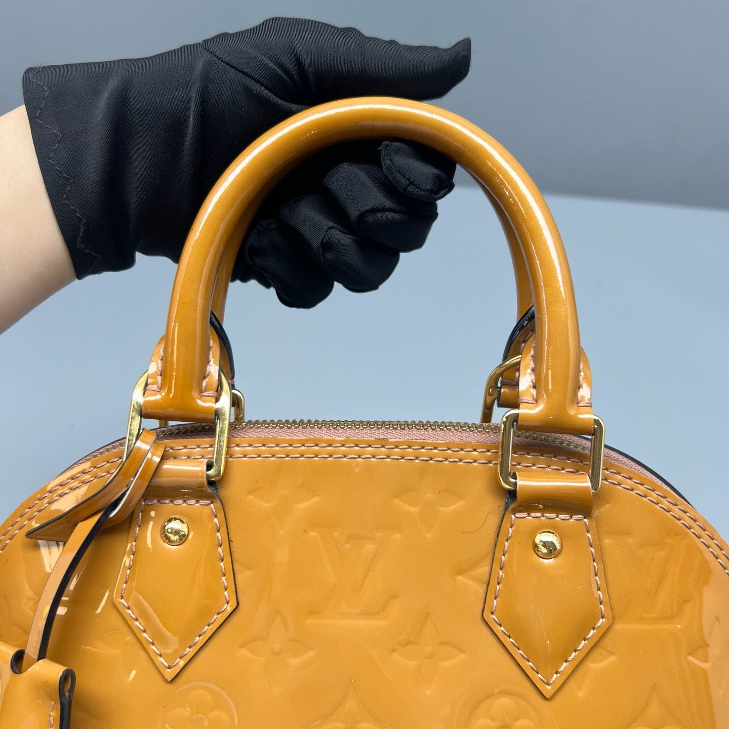Louis Vuitton - Alma BB - Patent leather - Brown - (mini)
