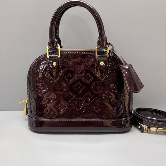 Louis Vuitton - Alma BB - Patent leather - Burgundy - (mini)