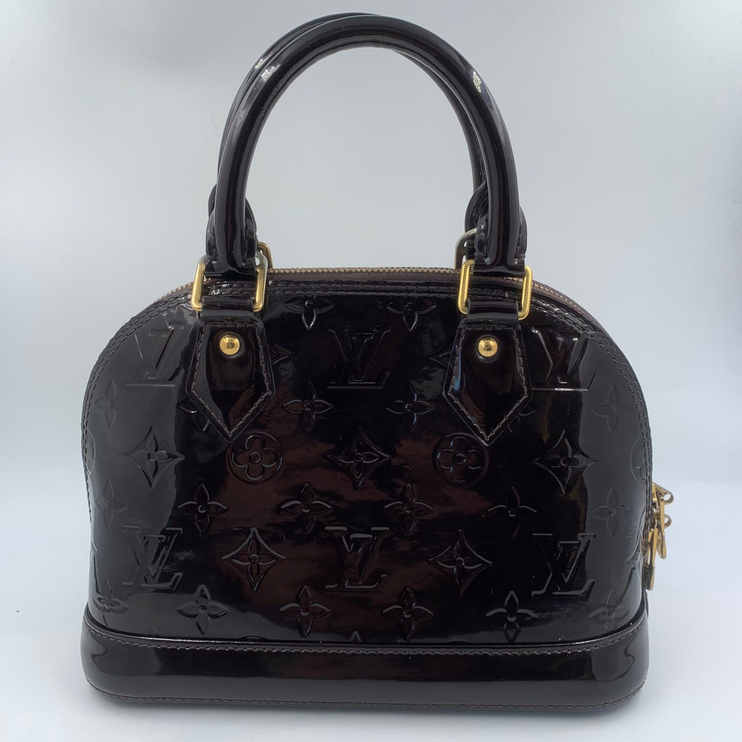 Louis Vuitton - Alma BB - Patent leather - Burgundy - (mini)