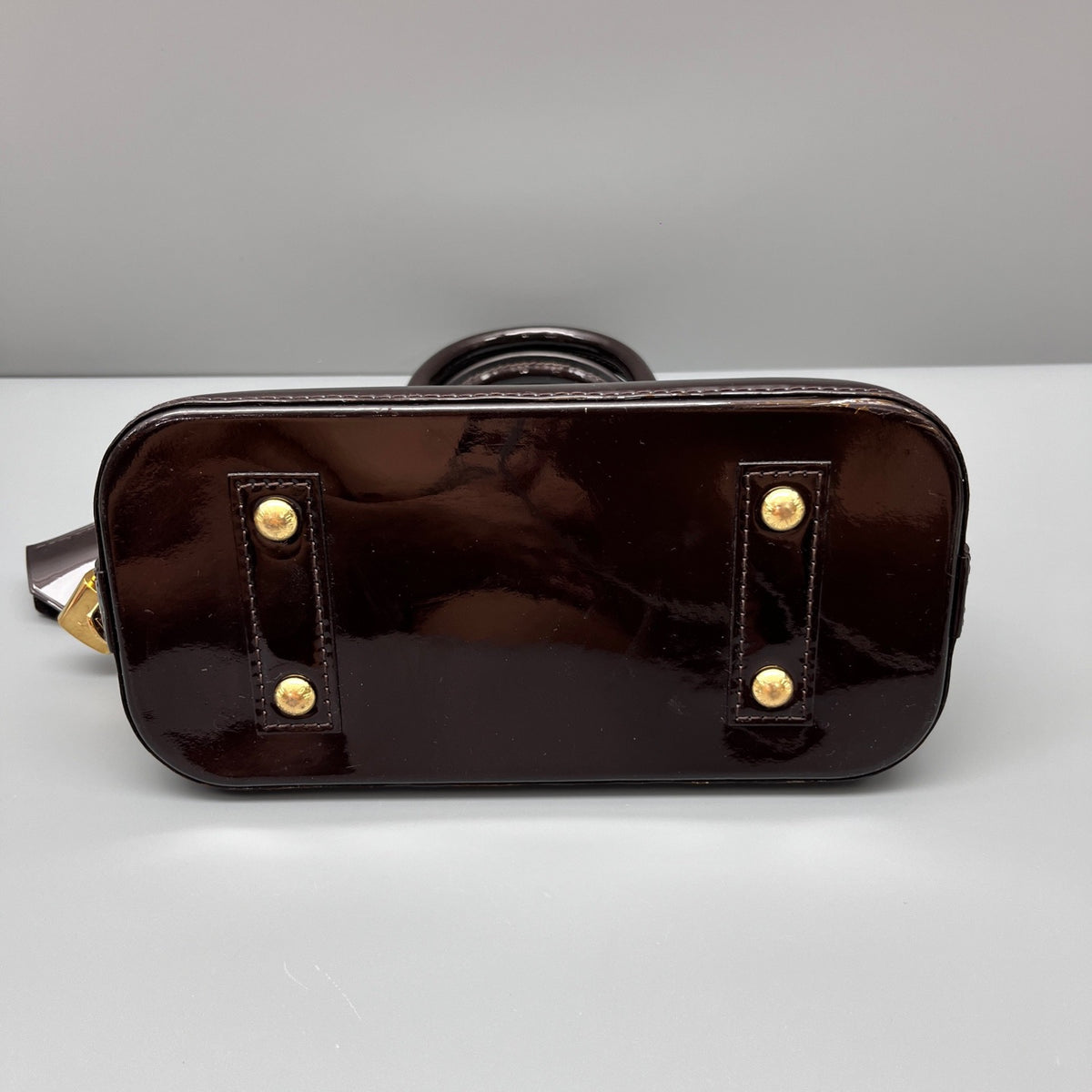 Louis Vuitton - Alma BB - Patent leather - Burgundy - (mini)