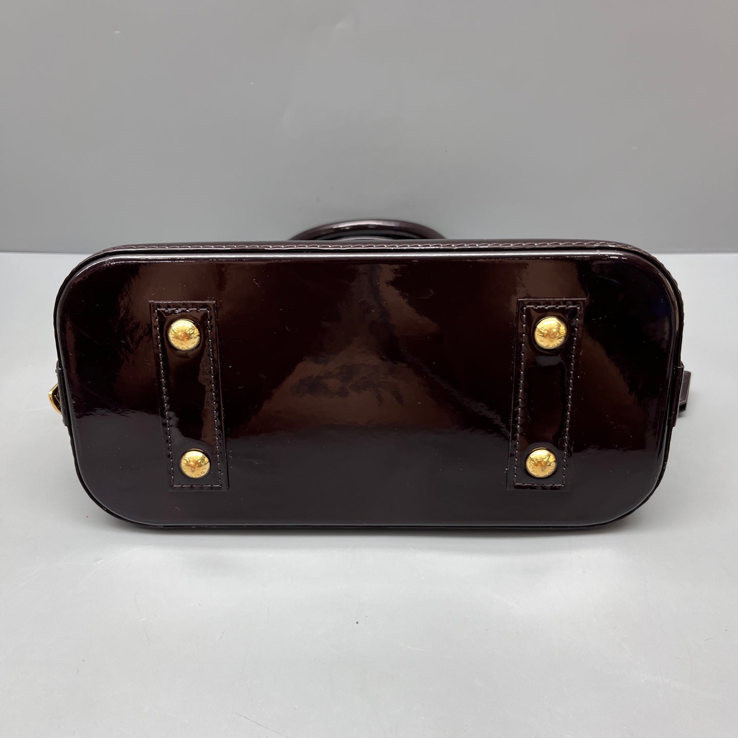 Louis Vuitton - Alma BB - Patent leather - Burgundy - (mini)