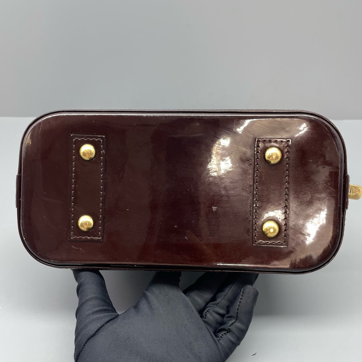 Louis Vuitton - Alma BB - Patent leather - Burgundy - (mini)
