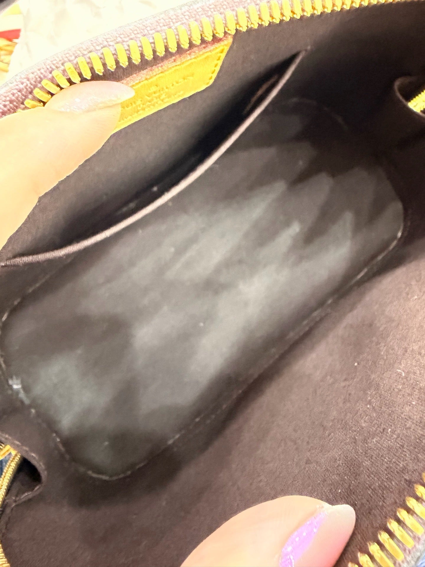 Louis Vuitton - Alma BB - Patent leather - Burgundy - (mini)