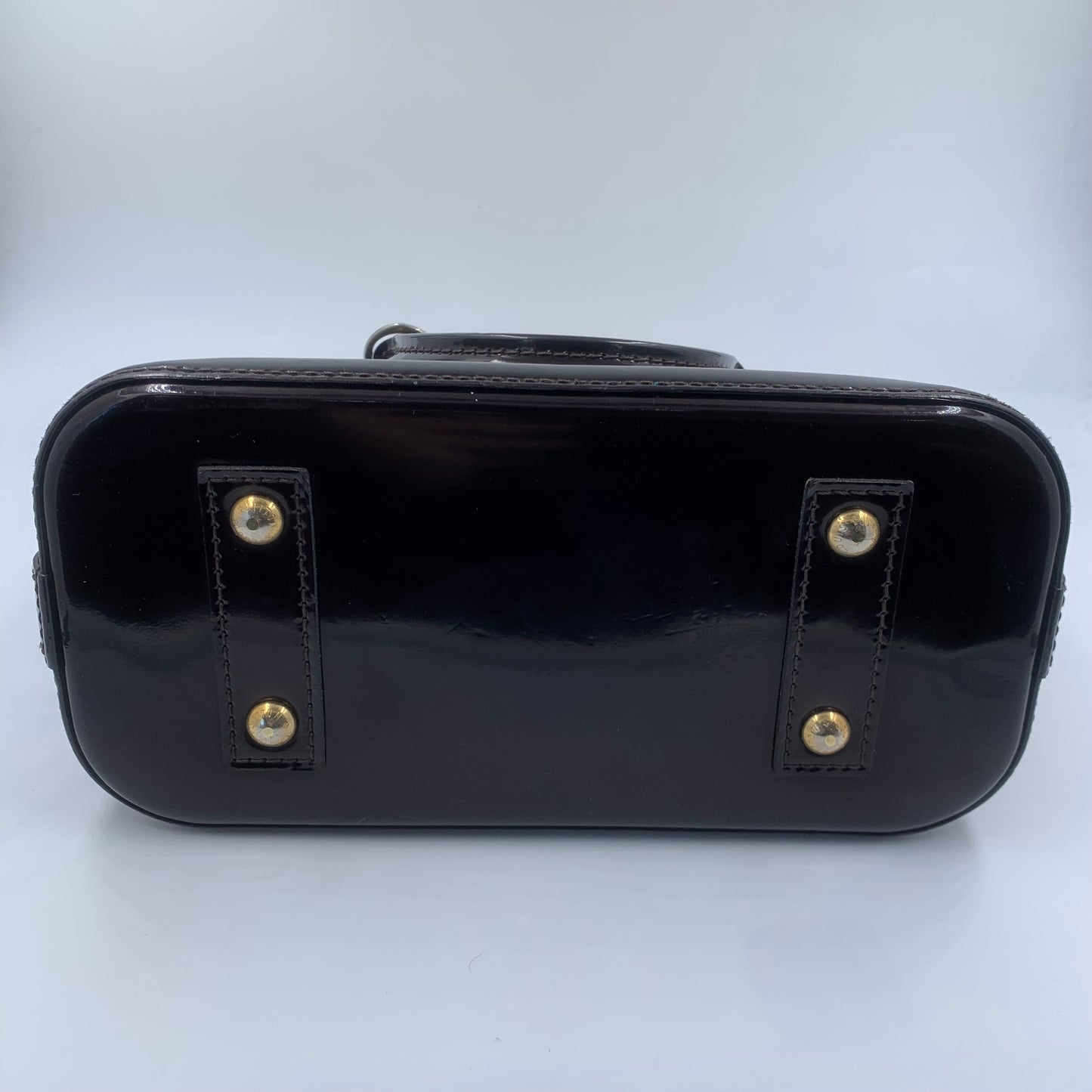 Louis Vuitton - Alma BB - Patent leather - Burgundy - (mini)