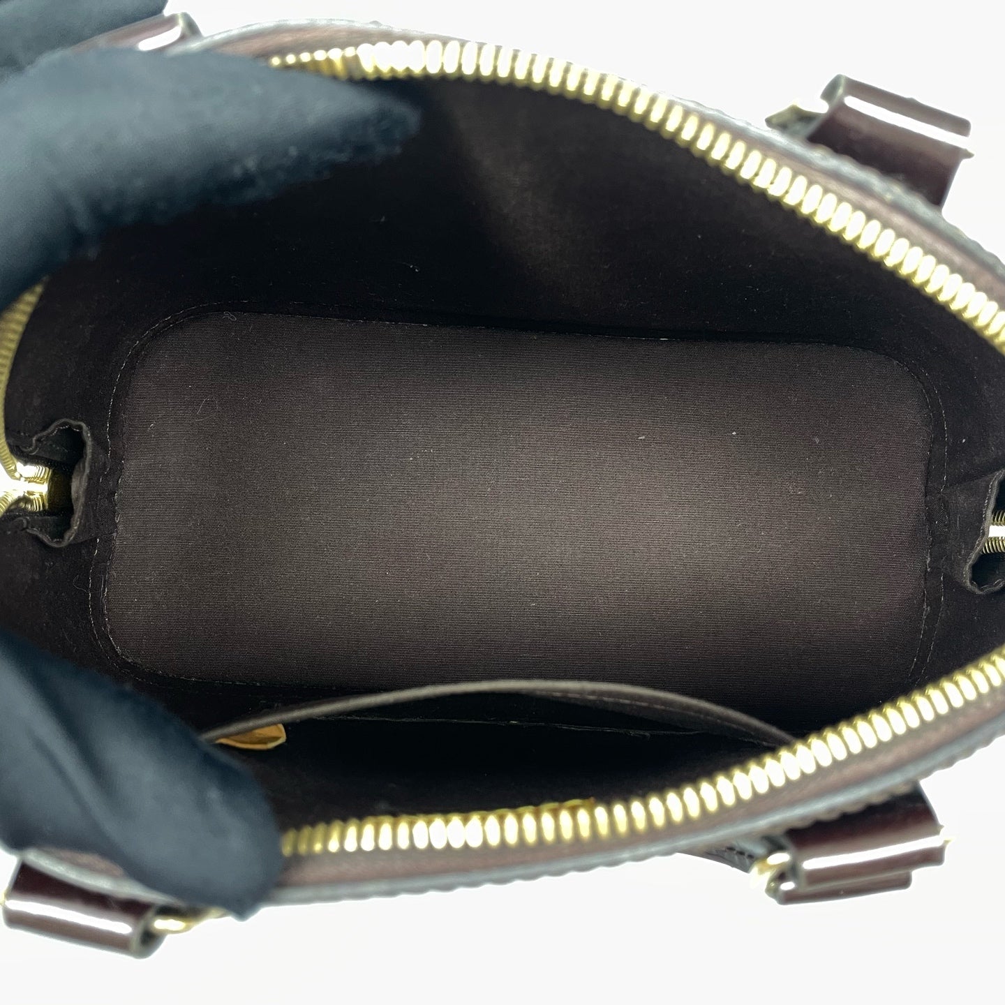 Louis Vuitton - Alma BB - Patent leather - Burgundy - (mini)