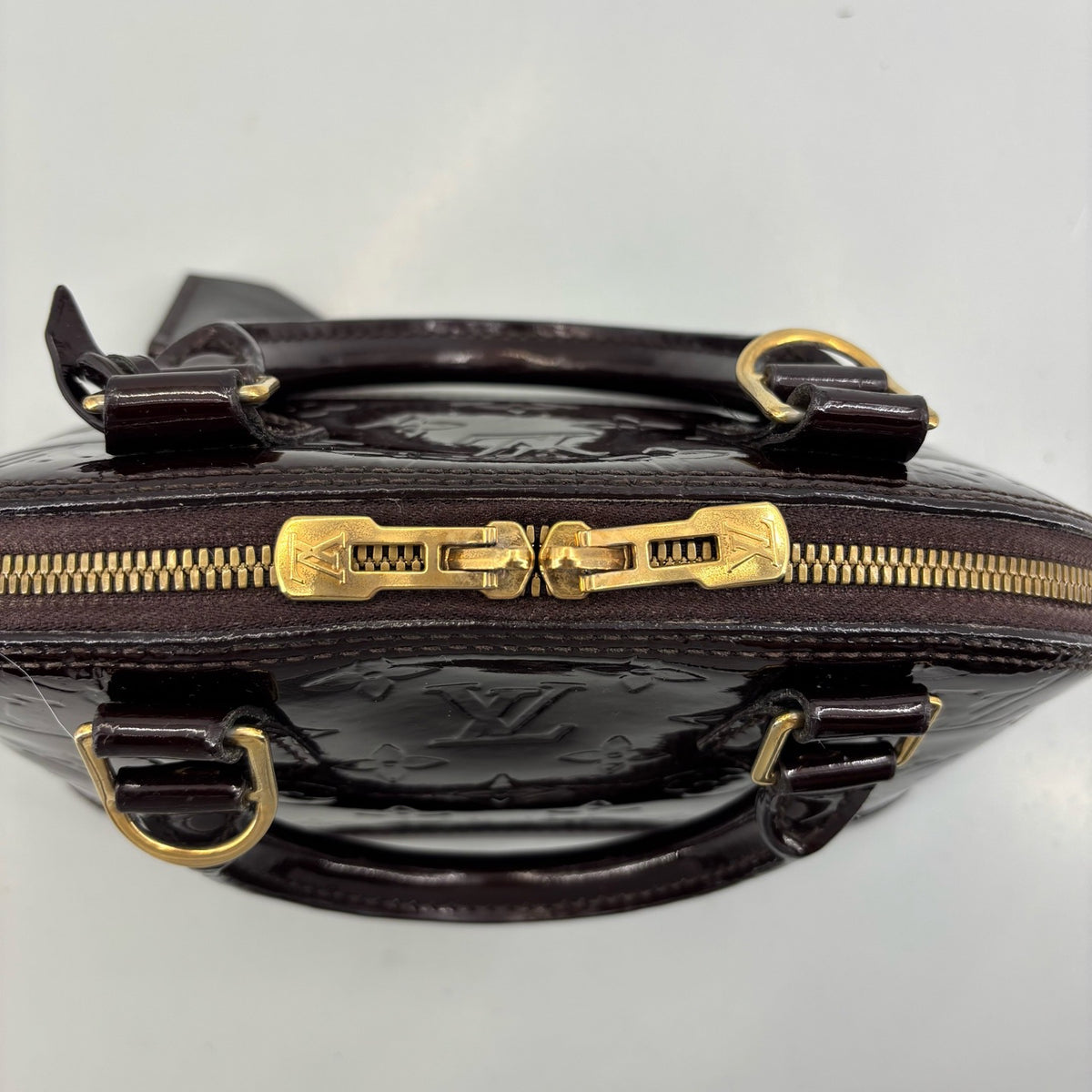 Louis Vuitton - Alma BB - Patent leather - Burgundy - (small)