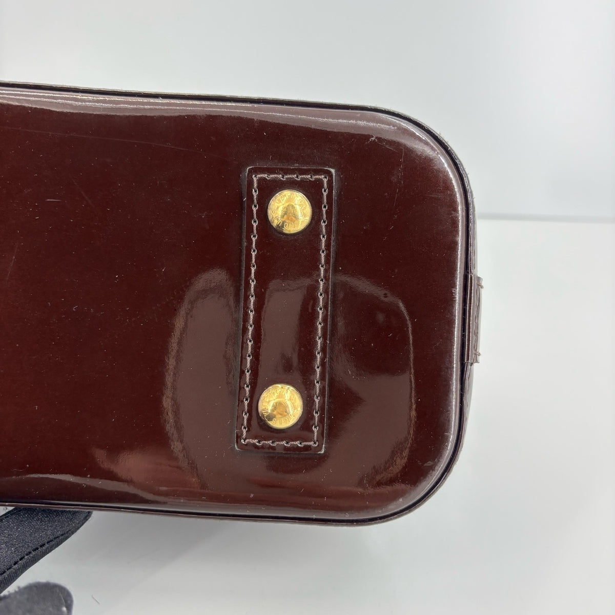 Louis Vuitton - Alma BB - Patent leather - Burgundy - (small)