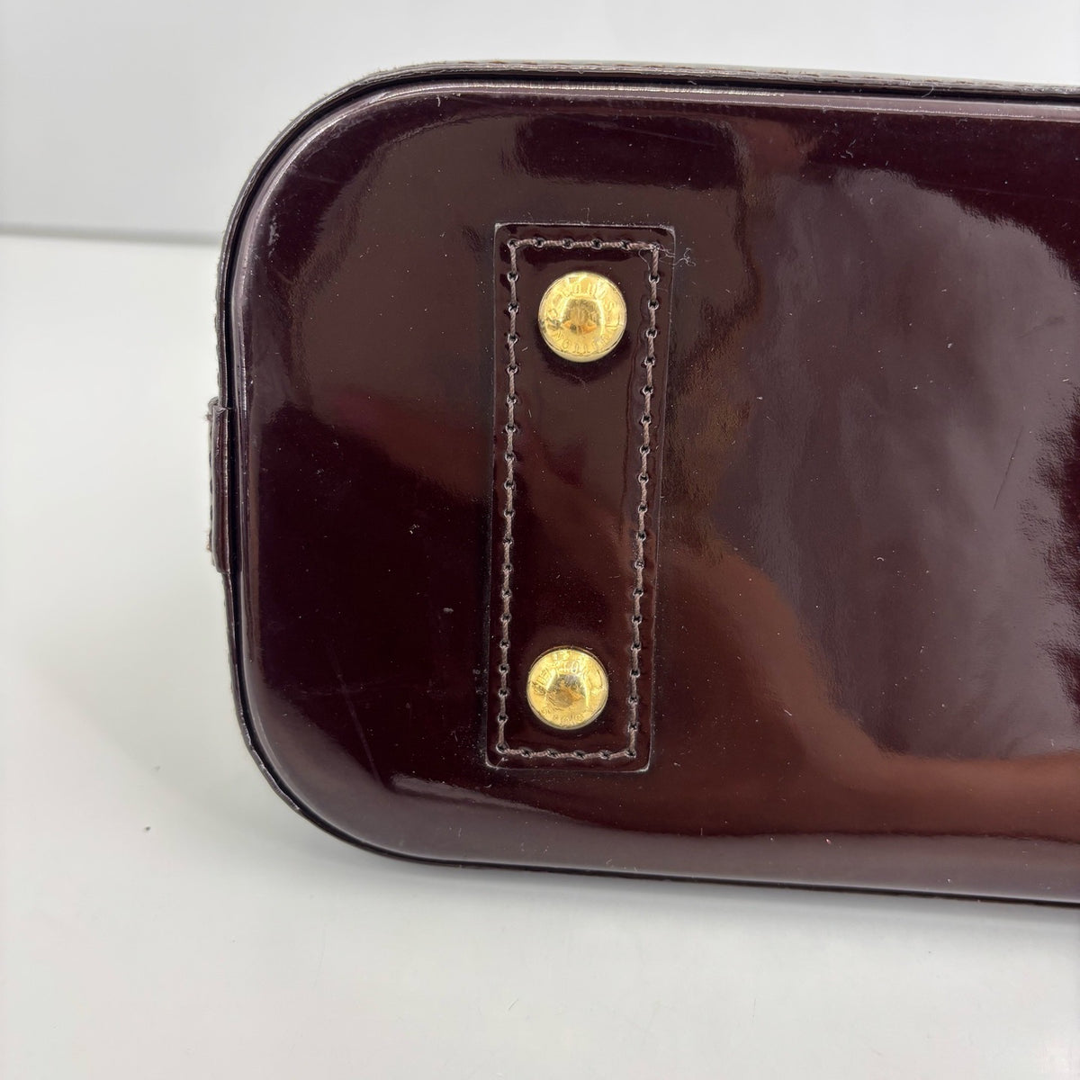 Louis Vuitton - Alma BB - Patent leather - Burgundy - (small)