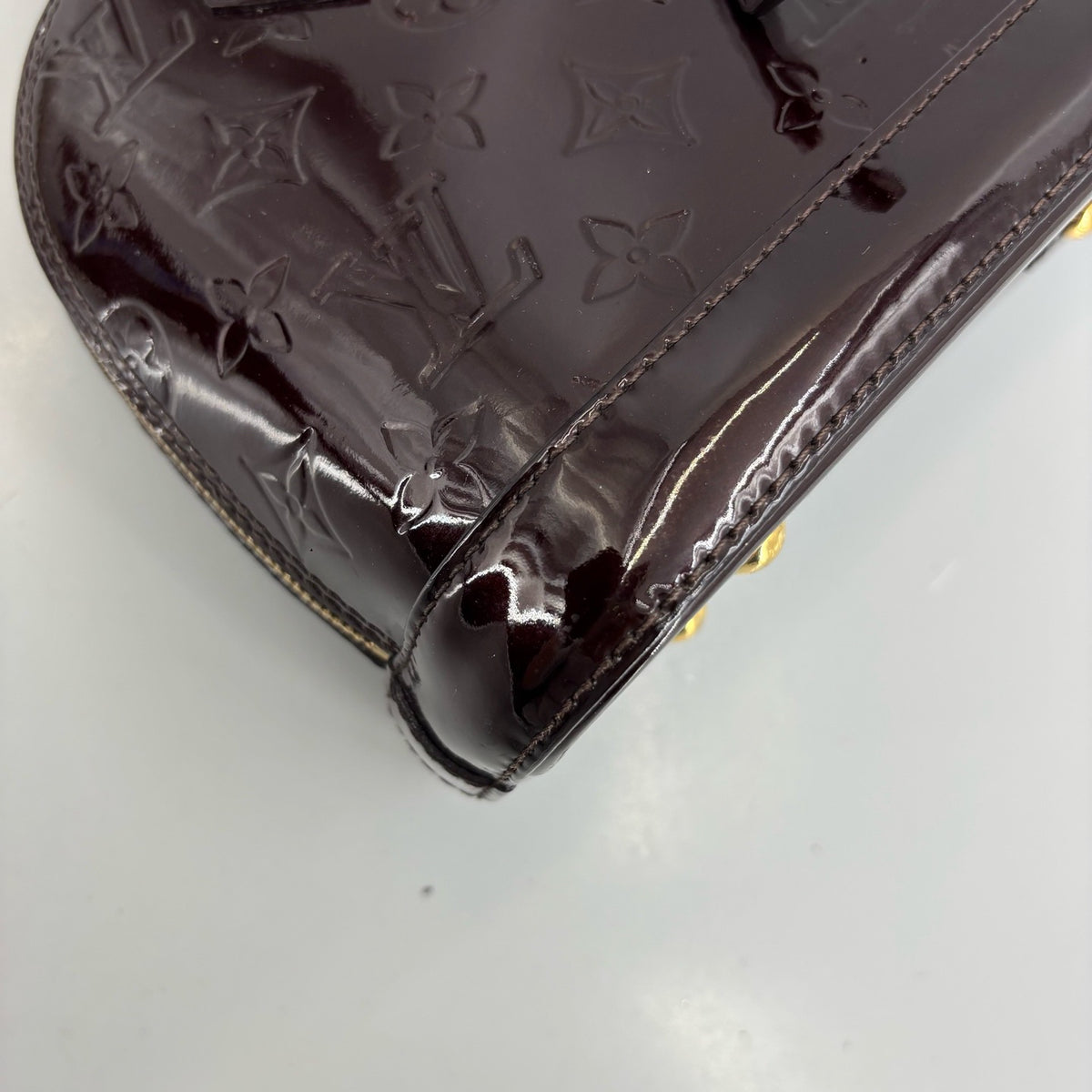 Louis Vuitton - Alma BB - Patent leather - Burgundy - (small)