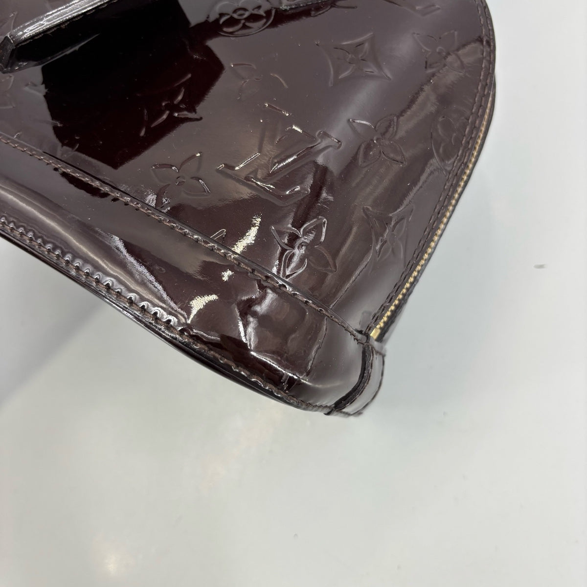 Louis Vuitton - Alma BB - Patent leather - Burgundy - (small)