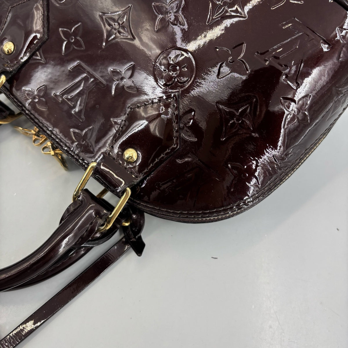 Louis Vuitton - Alma BB - Patent leather - Burgundy - (small)