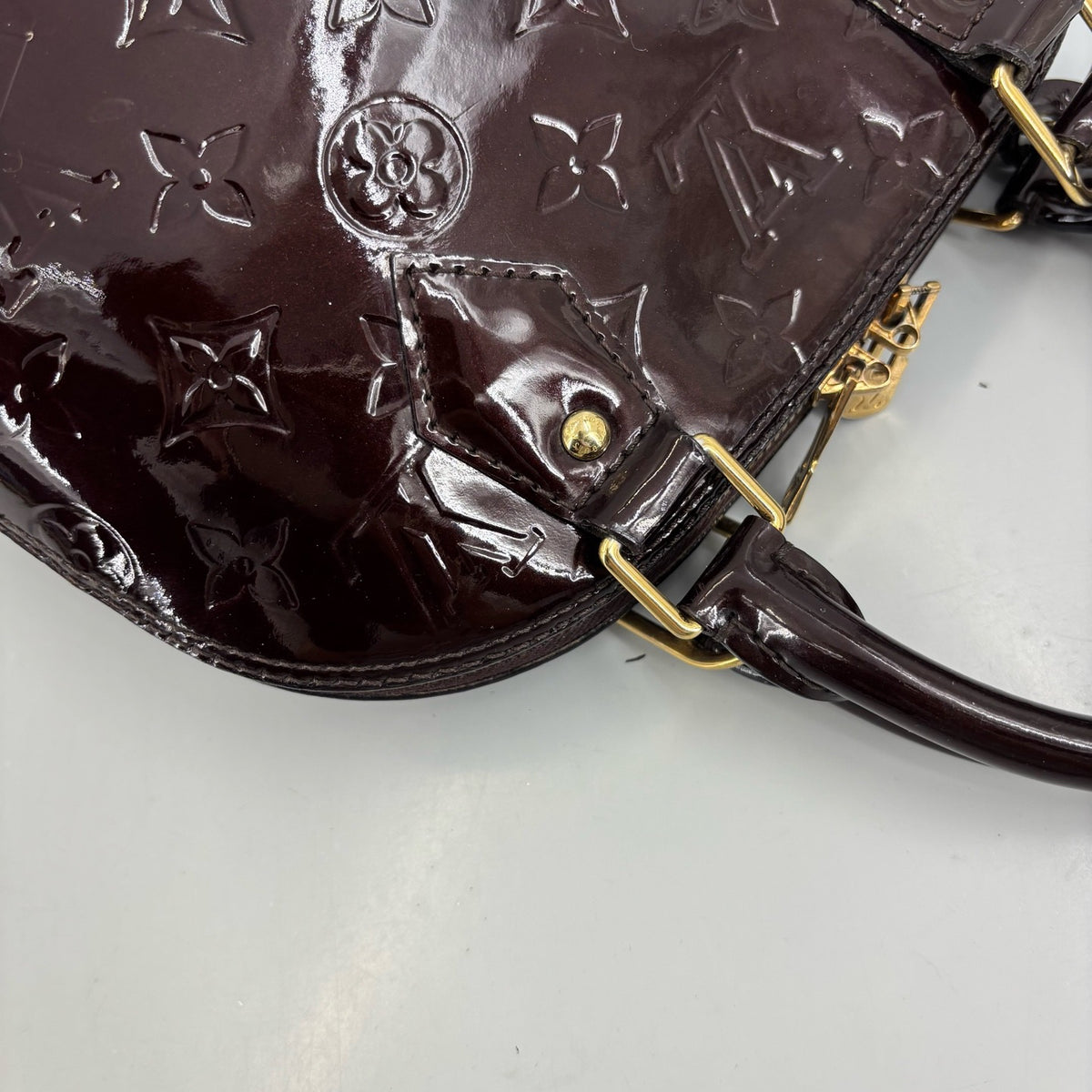 Louis Vuitton - Alma BB - Patent leather - Burgundy - (small)