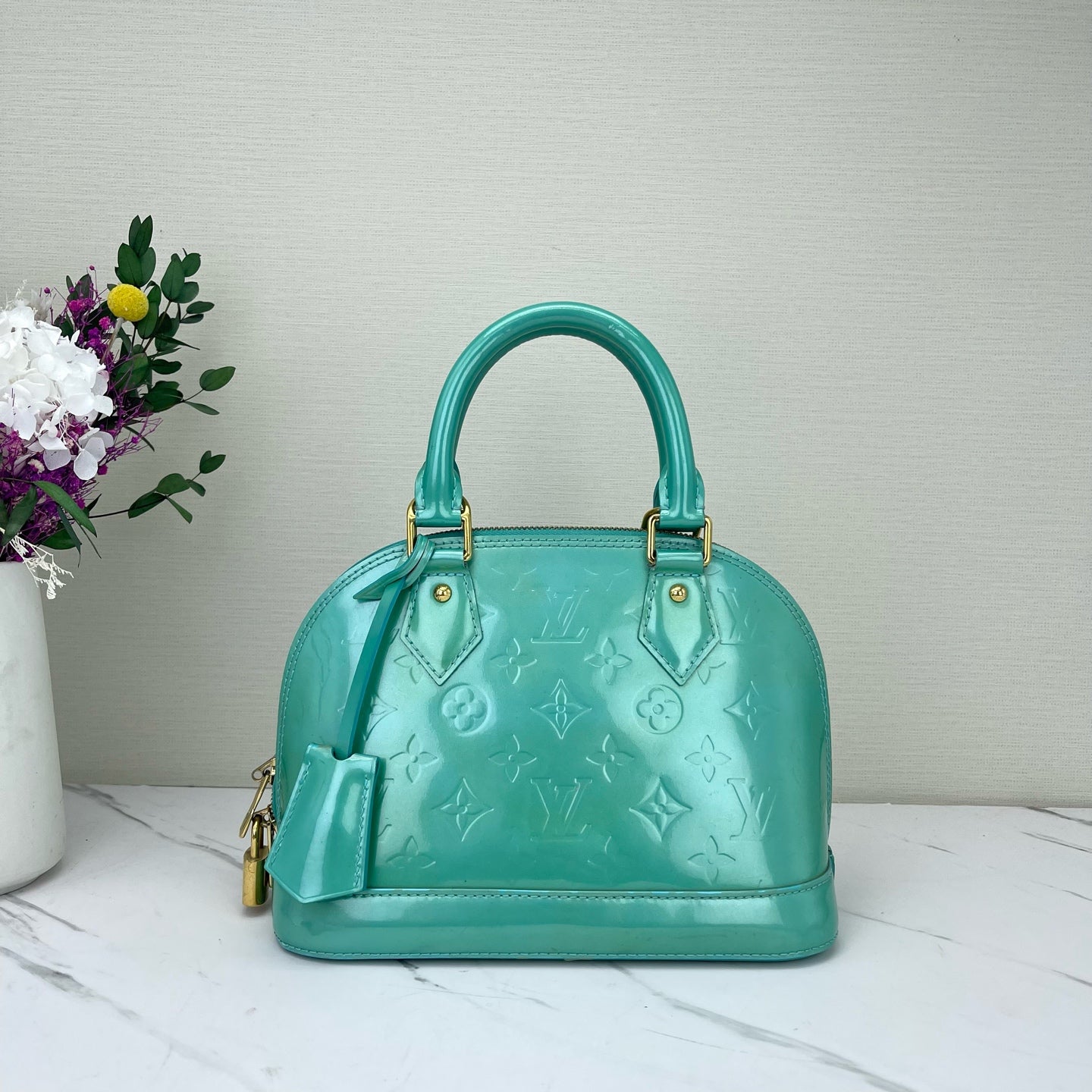 Louis Vuitton - Alma BB - Patent leather - Green - (mini)