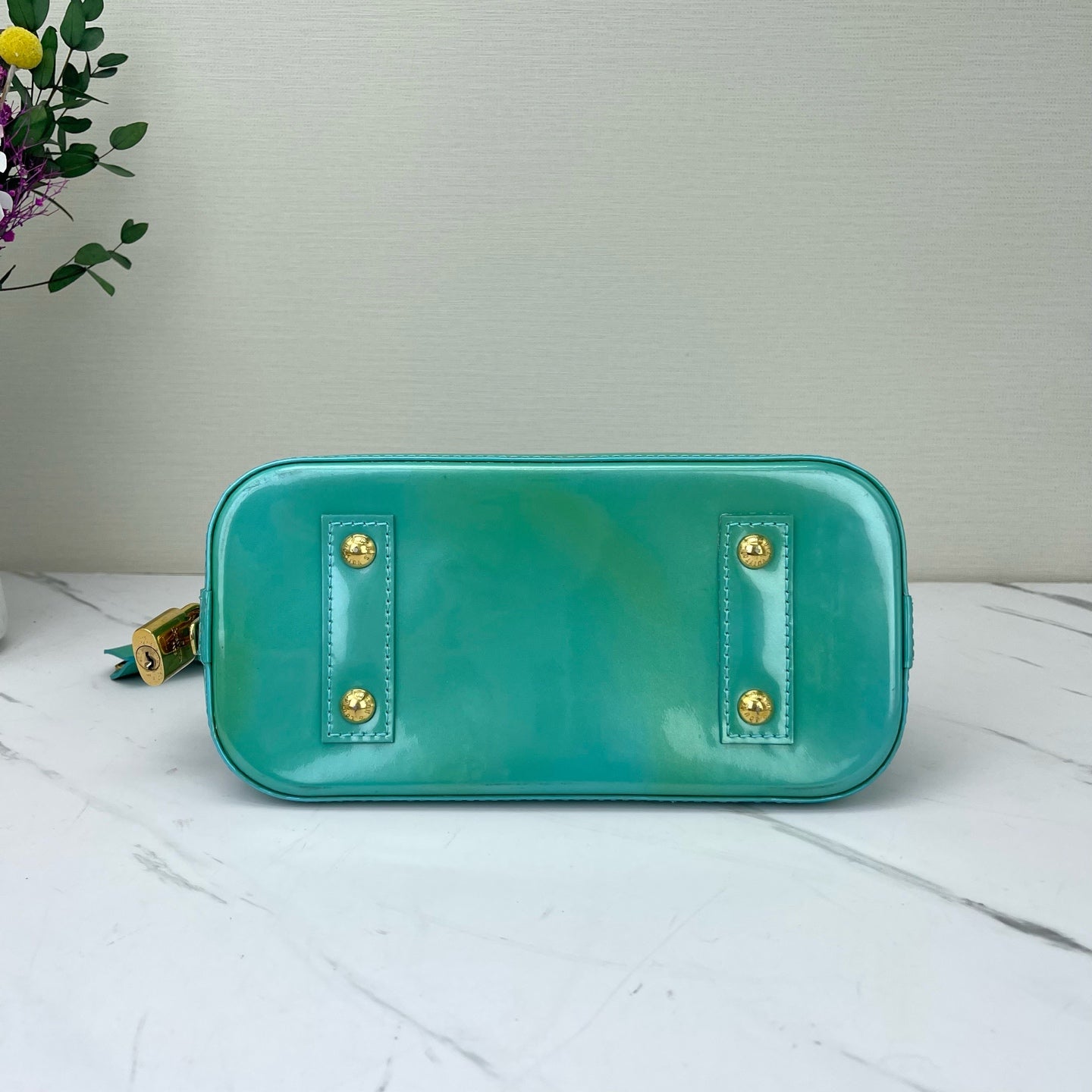 Louis Vuitton - Alma BB - Patent leather - Green - (mini)