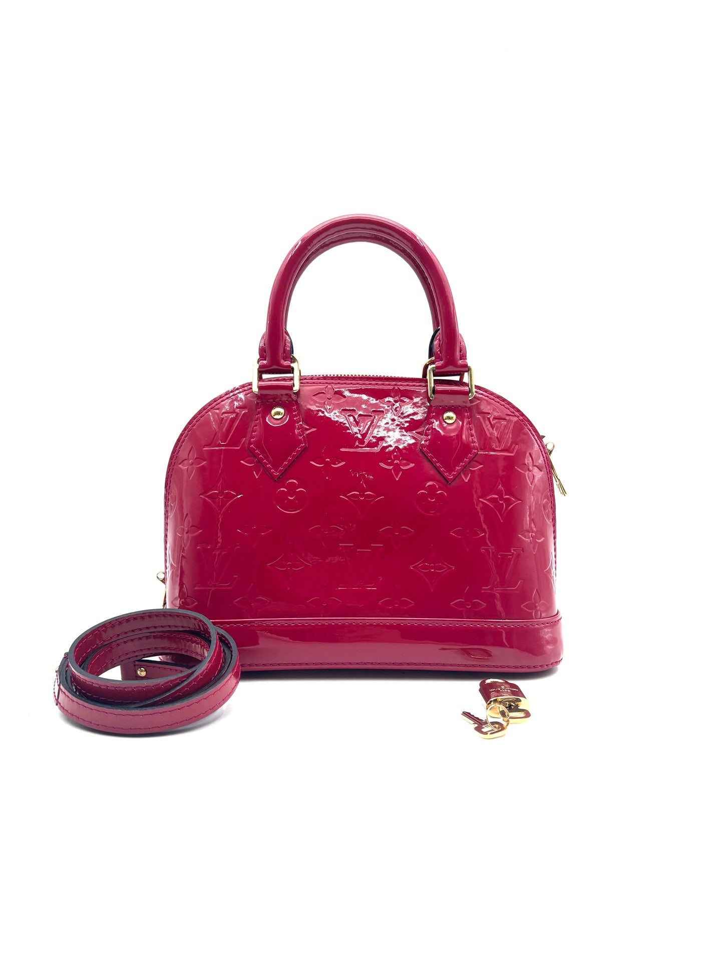 Louis Vuitton - Alma BB - Patent leather - Pink - (mini)