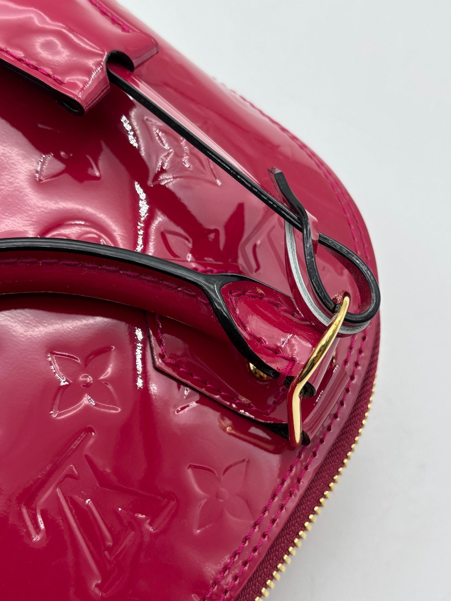 Louis Vuitton - Alma BB - Patent leather - Pink - (mini)