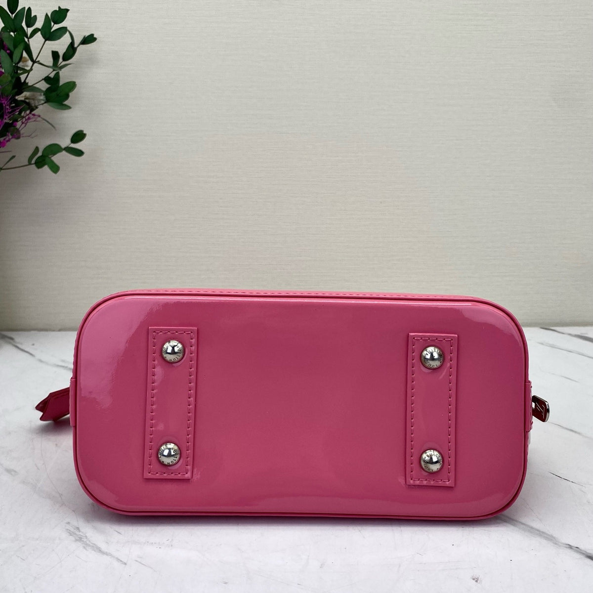 Louis Vuitton - Alma BB - Patent leather - Pink - (small)