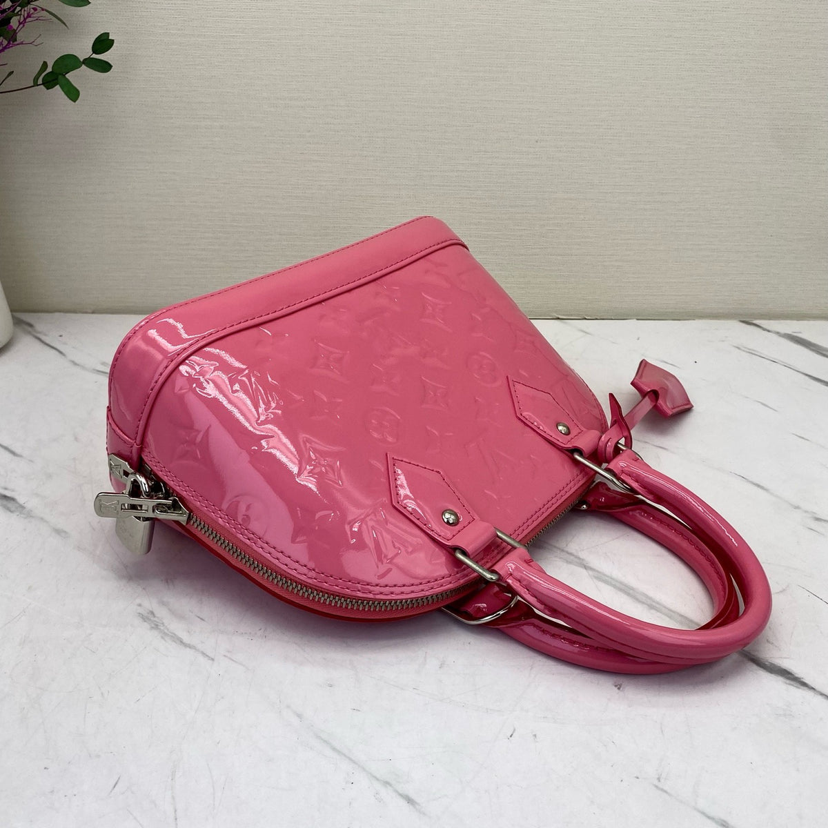 Louis Vuitton - Alma BB - Patent leather - Pink - (small)