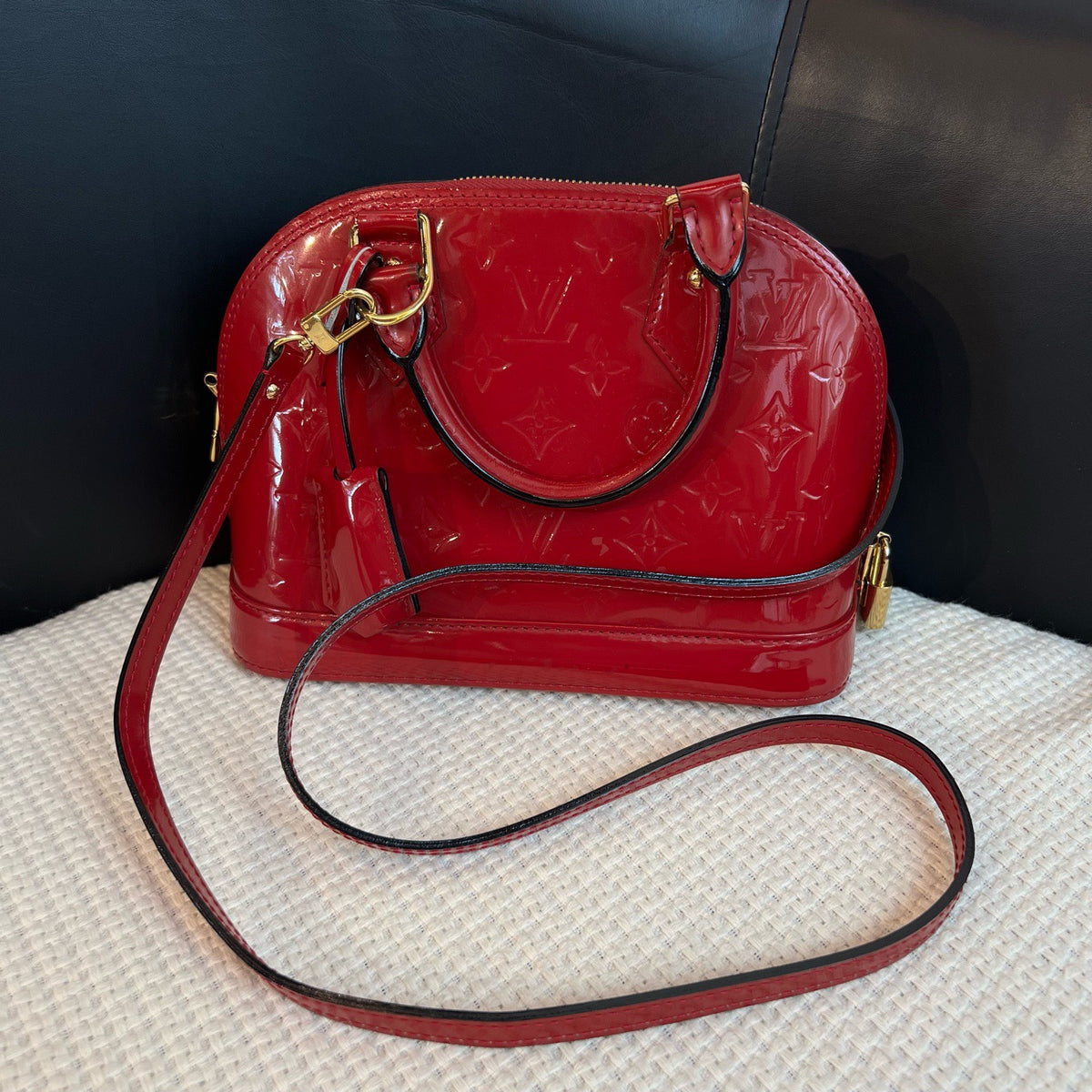 Louis Vuitton - Alma BB - Patent leather - Red - (mini)