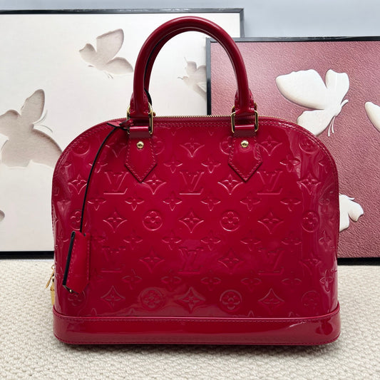 Louis Vuitton - Alma BB - Patent leather - Red - (mini)