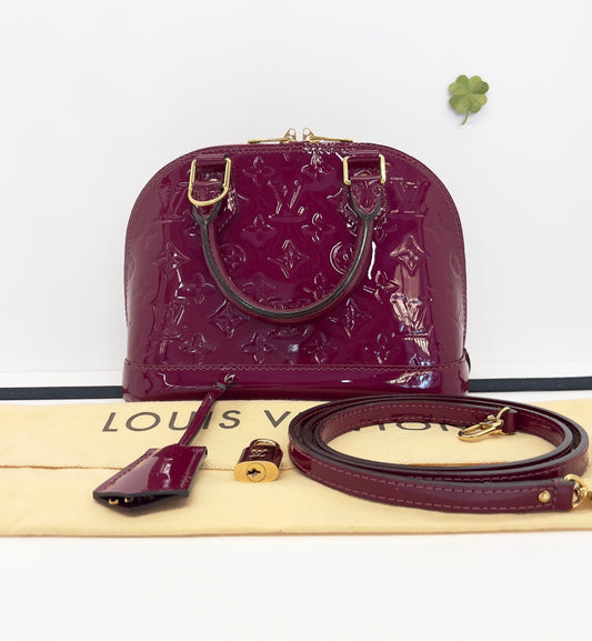 Louis Vuitton - Alma BB - Patent leather - Red - (mini)