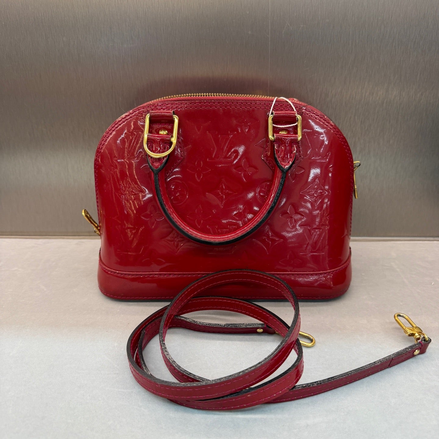 Louis Vuitton - Alma BB - Patent leather - Red - (mini)