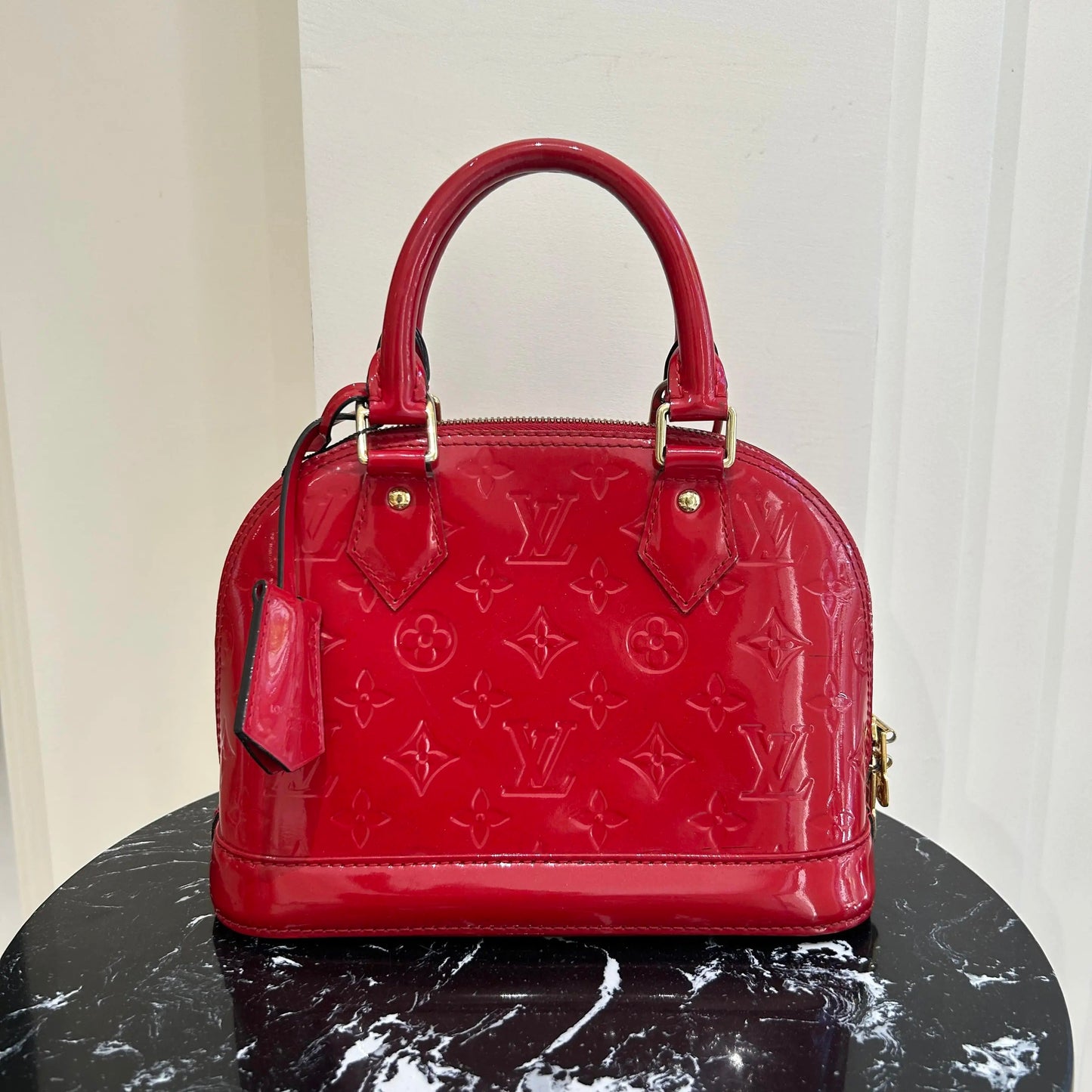 Louis Vuitton - Alma BB - Patent leather - Red - (mini)