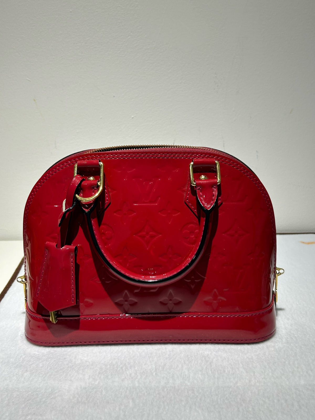 Louis Vuitton - Alma BB - Patent leather - Red - (mini)
