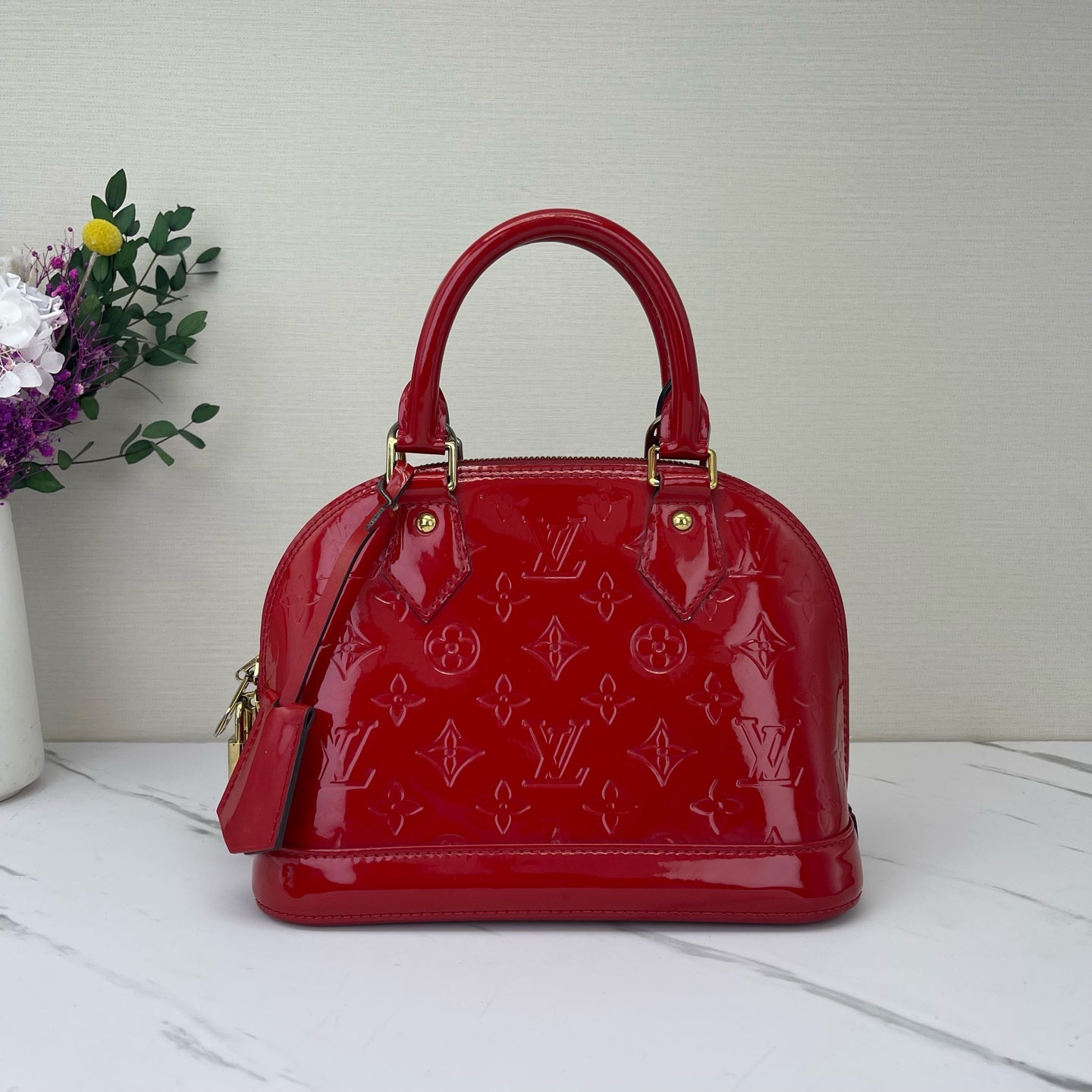 Louis Vuitton - Alma BB - Patent leather - Red - (mini)