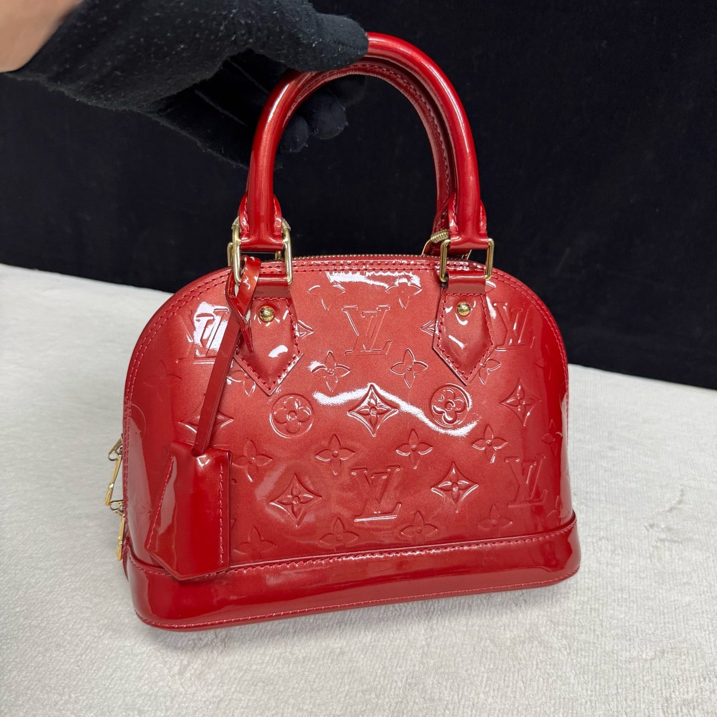 Louis Vuitton - Alma BB - Patent leather - Red - (mini)