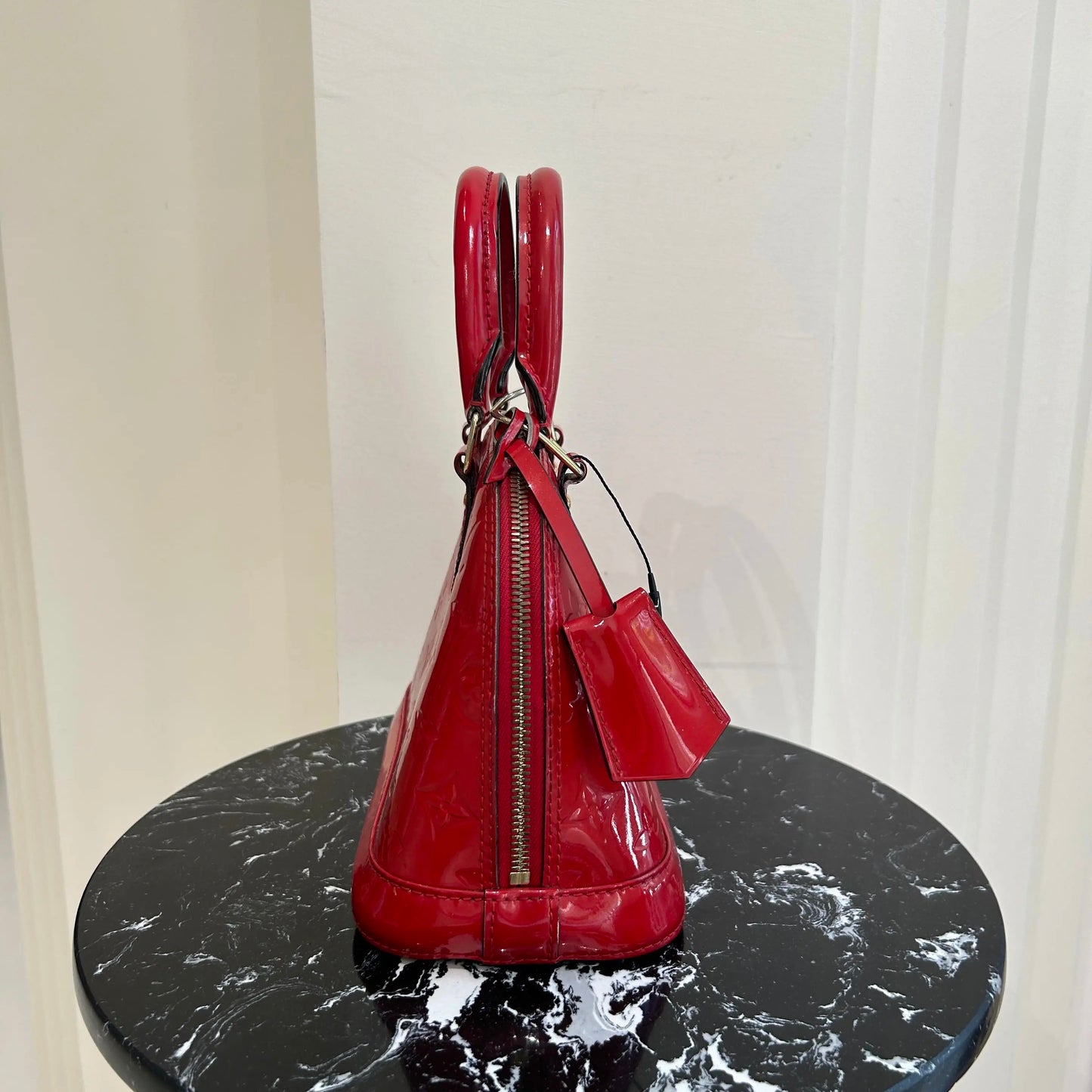 Louis Vuitton - Alma BB - Patent leather - Red - (mini)